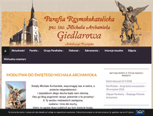 Tablet Screenshot of parafiagiedlarowa.com